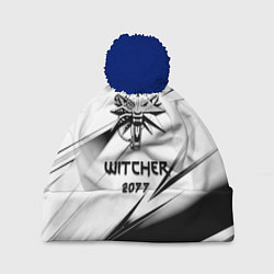 Шапка с помпоном Ведьмак stripes, цвет: 3D-тёмно-синий