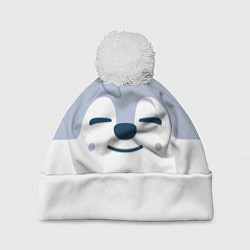 Шапка с помпоном Wolf Chan skzoo, цвет: 3D-белый