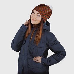 Шапка с помпоном Звёздная партия, цвет: 3D-белый — фото 2