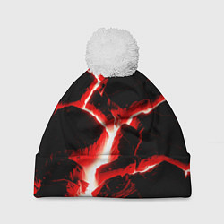 Шапка с помпоном The rift, цвет: 3D-белый