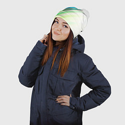 Шапка с помпоном Multicolored, цвет: 3D-белый — фото 2