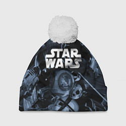 Шапка c помпоном Star wars персонажи из звездных войн