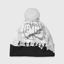 Шапка c помпоном Borussia спорт лого люди