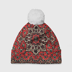 Шапка c помпоном Пыльный ковёр