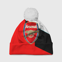 Шапка c помпоном Арсенал геометрия спорт