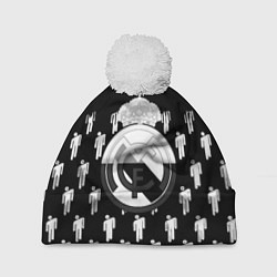 Шапка с помпоном Реал Мадрид люди краски, цвет: 3D-белый