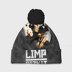 Шапка с помпоном Limp Bizkit: Rock in to you, цвет: 3D-черный