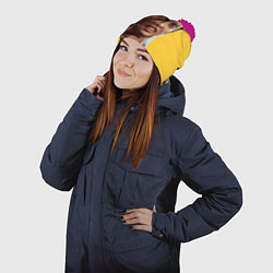 Шапка с помпоном Ronaldinho Art, цвет: 3D-малиновый — фото 2