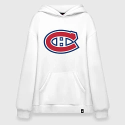 Толстовка-худи оверсайз Montreal Canadiens, цвет: белый