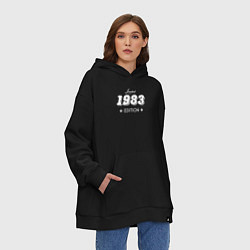 Толстовка-худи оверсайз Limited Edition 1983, цвет: черный — фото 2