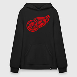 Толстовка-худи оверсайз Detroit Red Wings: Pavel Datsyuk, цвет: черный