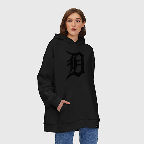 Худи оверсайз Detroit Tigers / Черный – фото 3