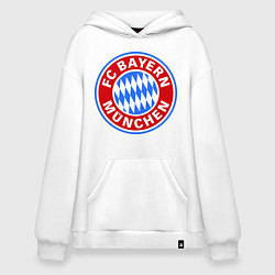 Толстовка-худи оверсайз Bayern Munchen FC, цвет: белый