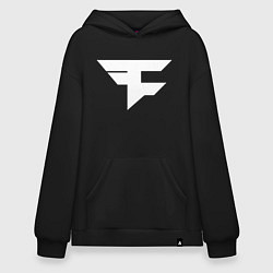 Толстовка-худи оверсайз FAZE Symbol, цвет: черный