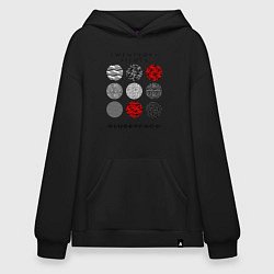 Толстовка-худи оверсайз TOP: Blurryface, цвет: черный