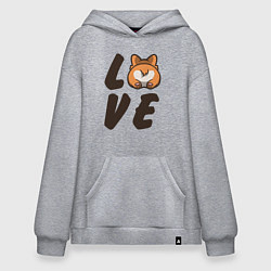 Худи оверсайз Love Corgi