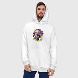 Толстовка-худи оверсайз UNDERTALE, цвет: белый — фото 2