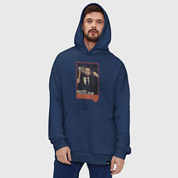 Толстовка-худи оверсайз Eminem, цвет: тёмно-синий — фото 2