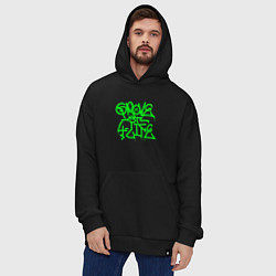 Толстовка-худи оверсайз GROVE STREET 4 LIFE, цвет: черный — фото 2