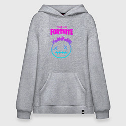 Толстовка-худи оверсайз TRAVIS SCOTT X FORTNITE, цвет: меланж