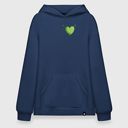 Толстовка-худи оверсайз Шрек Love, цвет: тёмно-синий