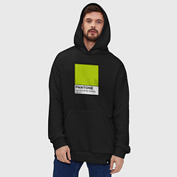 Толстовка-худи оверсайз Shrek: Pantone Color, цвет: черный — фото 2