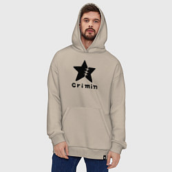 Толстовка-худи оверсайз Crimin бренд One Piece, цвет: миндальный — фото 2
