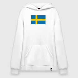 Худи оверсайз Швеция Флаг Швеции