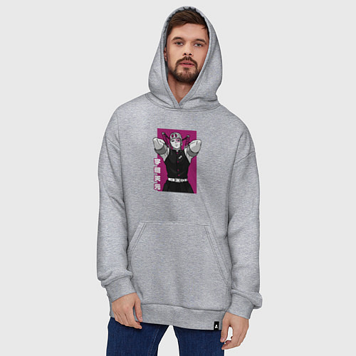 Худи оверсайз Хашира Звука / Меланж – фото 4