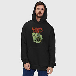 Толстовка-худи оверсайз Municipal Waste - environmental disaster, цвет: черный — фото 2