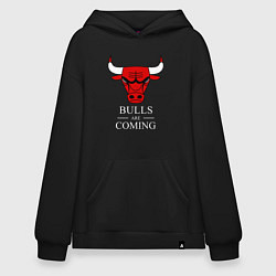Худи оверсайз Chicago Bulls are coming Чикаго Буллз