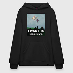 Худи оверсайз Neco Arc want to believe