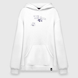 Худи оверсайз GET OVER HERE Hollow Knight