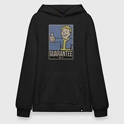 Толстовка-худи оверсайз Vault guarantee boy, цвет: черный