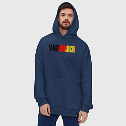 Толстовка-худи оверсайз VAGODROCH, цвет: тёмно-синий — фото 2