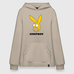 Худи оверсайз Simpboy - rabbit Homer