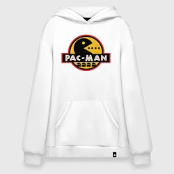 Толстовка-худи оверсайз Pac-man game, цвет: белый