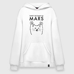 Худи оверсайз Thirty Seconds to Mars - rock cat