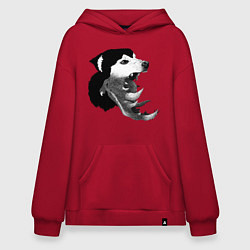 Толстовка-худи оверсайз The Thing - husky, цвет: красный