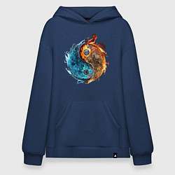 Худи оверсайз Стихии огня и воды