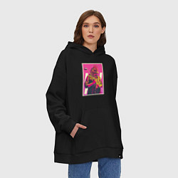 Толстовка-худи оверсайз Dangerous Jacket, цвет: черный — фото 2