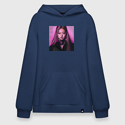 Худи оверсайз Blackpink Jennie аниме рисунок