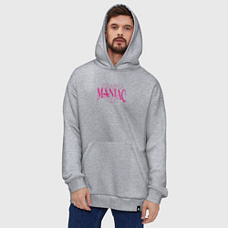 Толстовка-худи оверсайз Maniac - stray kids, цвет: меланж — фото 2