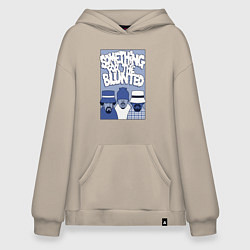 Толстовка-худи оверсайз Cypress hill - blunted, цвет: миндальный