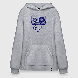 Худи оверсайз Music cassette