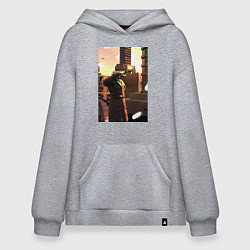 Толстовка-худи оверсайз Cameraman, цвет: меланж