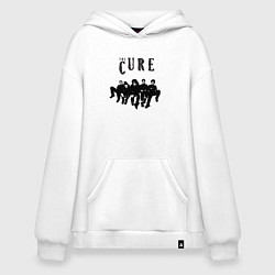 Толстовка-худи оверсайз The Cure - A Band, цвет: белый