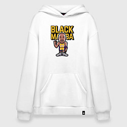Толстовка-худи оверсайз Kobe black mamba, цвет: белый