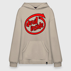 Худи оверсайз Дьявол внутри