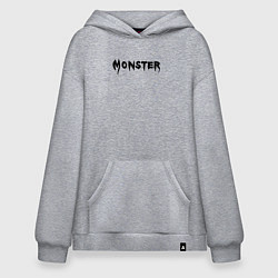 Худи оверсайз Monster black